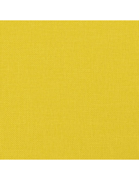 Divano a 3 Posti con Cuscini Giallo Chiaro 210 cm in Tessuto
