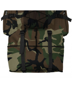 Zaino stile militare XXL 100 L mimetico