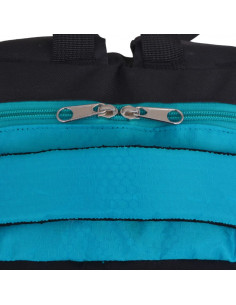 Zaino da Scuola 40 L Nero e Blu