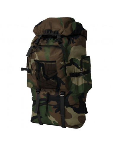 Zaino stile militare XXL 100 L mimetico