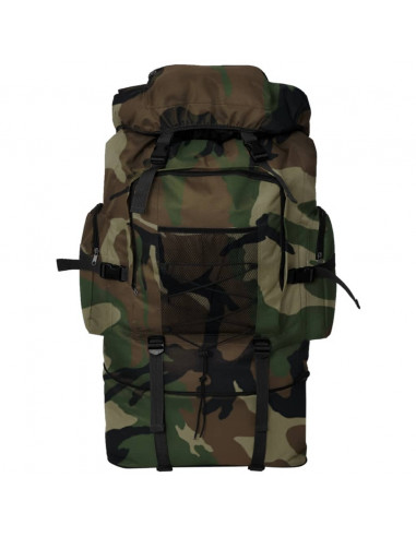 Zaino stile militare XXL 100 L mimetico