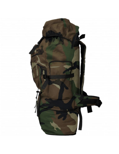 Zaino stile militare XXL 100 L mimetico