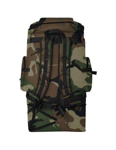 Zaino stile militare XXL 100 L mimetico