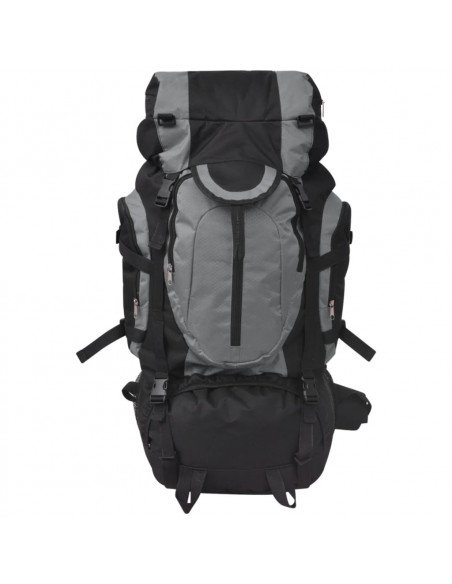 Zaino da Escursioni XXL 75 L Nero e Grigio