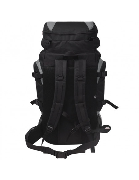 Zaino da Escursioni XXL 75 L Nero e Grigio