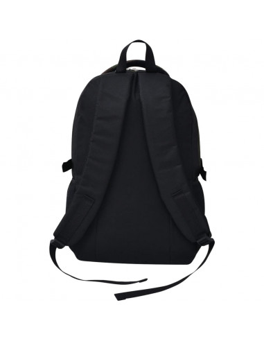 Zaino da Scuola 40L Nero e Mimetico