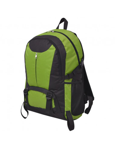 Zaino da Trekking 40L Nero e Verde