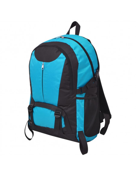Zaino da Trekking 40L Nero e Blu