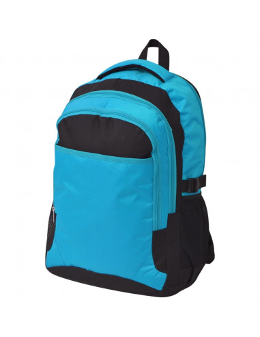 Zaino da Scuola 40 L Nero e Blu