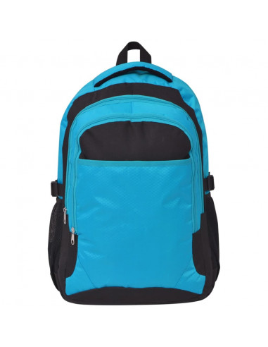 Zaino da Scuola 40 L Nero e Blu