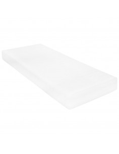 Divano Letto con Materasso 90x200 cm Grigio in Legno di Pino