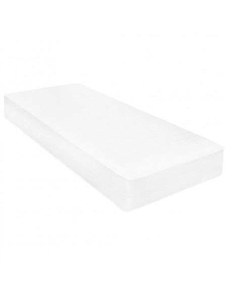 Divano Letto con Materasso 90x200 cm Legno Massello di Pino