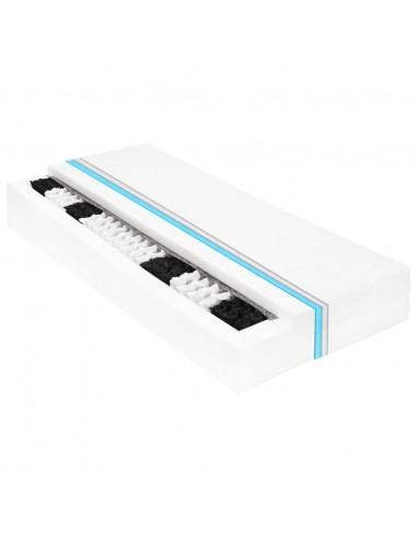 Divano Letto con Materasso 90x200 cm Miele in Legno di Pino