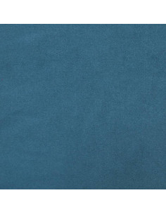 Divano Letto con Materasso Blu 80x200 cm in Velluto 2