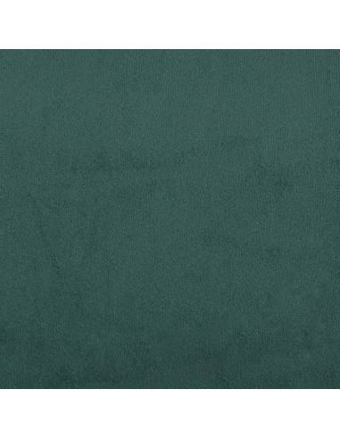 Divano Letto con Materasso Verde Scuro 80x200 cm in Velluto