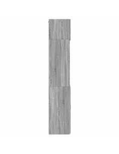 Armadietto Grigio Sonoma 80x42,5x225 cm in Truciolato 2