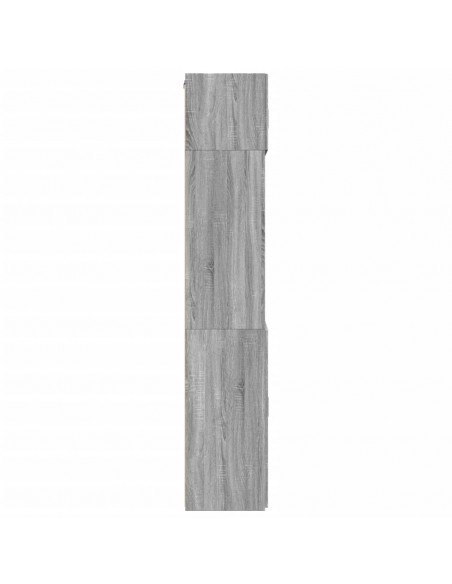 Armadietto Grigio Sonoma 80x42,5x225 cm in Truciolato