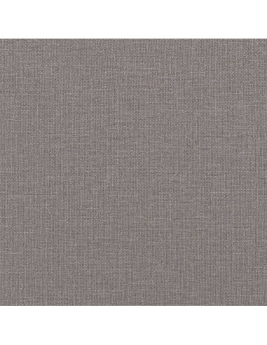 Divano Letto Estraibile con Materassi Tortora 100x200cm Tessuto