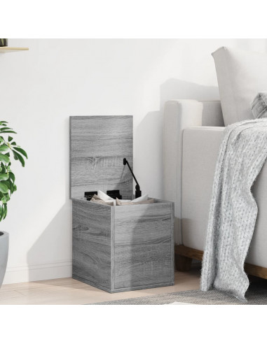 Contenitore Portaoggetti Grigio Sonoma 30x35x35 cm Truciolato