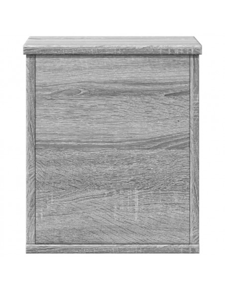 Contenitore Portaoggetti Grigio Sonoma 30x35x35 cm Truciolato