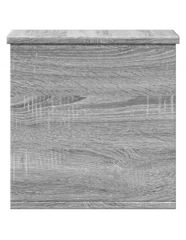 Contenitore Portaoggetti Grigio Sonoma 30x35x35 cm Truciolato