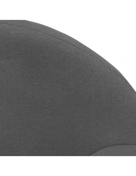 Divano per Bambini Antracite in Morbido Peluche