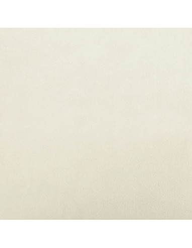 Divano per Bambini Crema 60x40x30 cm in Velluto