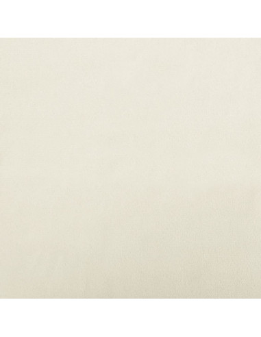 Divano per Bambini Crema 70x45x26 cm in Velluto