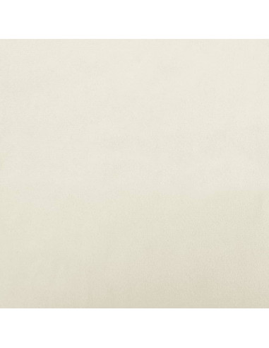 Divano per Bambini Crema 70x45x26,5 cm in Velluto