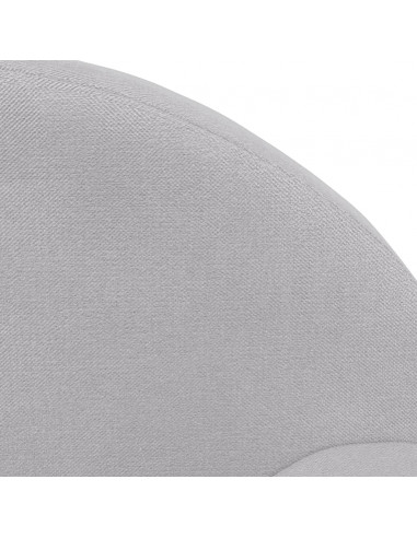 Divano per Bambini Grigio Chiaro in Morbido Peluche