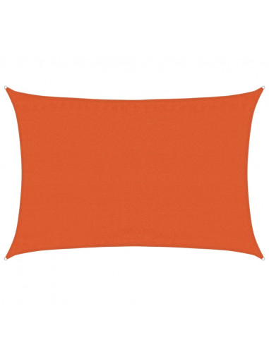 Vela Parasole 160 g/m² Arancione 3,5x4,5 m in HDPE