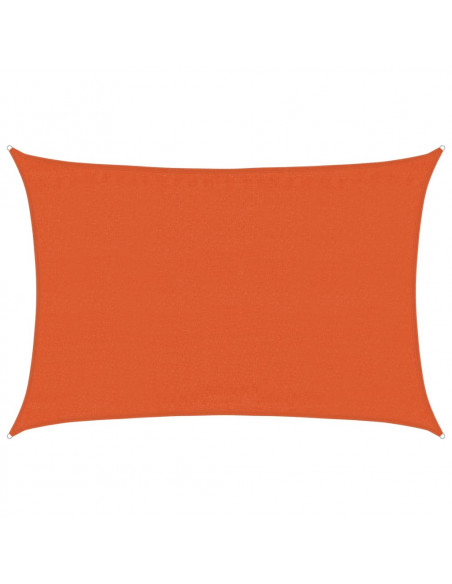 Vela Parasole 160 g/m² Arancione 3,5x4,5 m in HDPE