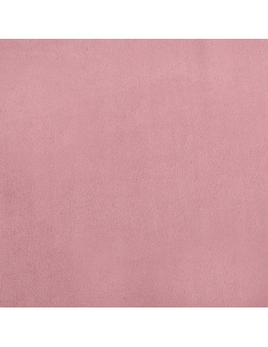 Divano per Bambini Rosa 50x40x26,5 cm in Velluto