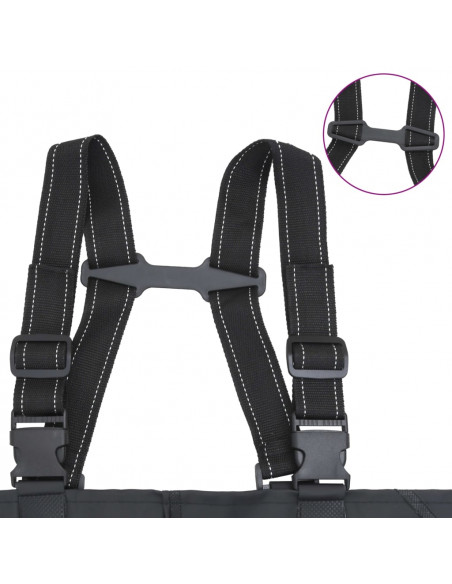 Wader con Stivali e Cintura Nero Taglia 46