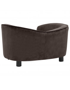 Divano per Cani Marrone 69x49x40 cm in Peluche