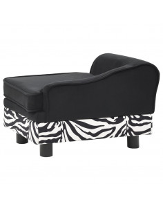 Divano per Cani Nero 57x34x36 cm in Peluche