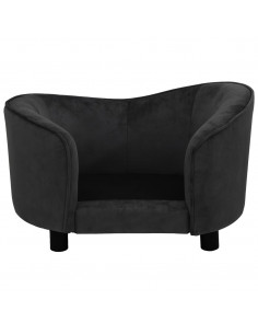 Divano per Cani Nero 69x49x40 cm in Peluche