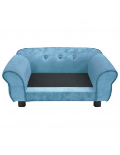 Divano per Cani Turchese 72x45x30 cm in Peluche