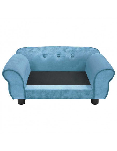 Divano per Cani Turchese 72x45x30 cm in Peluche