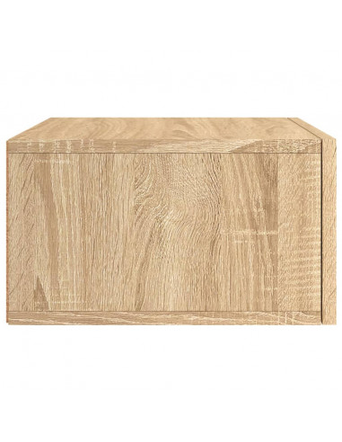 Comodini a Muro 2 pz Rovere Sonoma 35x35x20 cm
