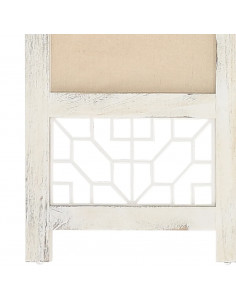 Divisorio a 6 Pannelli Crema 210x165 cm in Tessuto 2