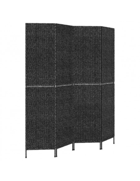 Divisorio Ambienti 4 Pannelli Nero 163x180cm Giacinto d'Acqua