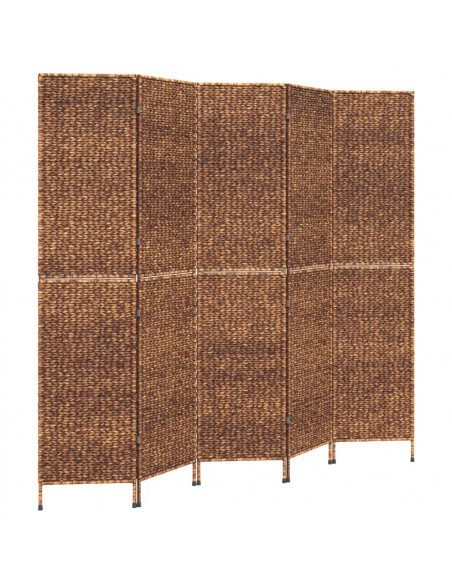 Divisorio Ambienti 5Pannelli Marrone 205x180cm Giacinto d'Acqua