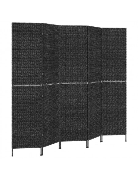 Divisorio Ambienti 5Pannelli Nero 205x180cm Giacinto d'Acqua