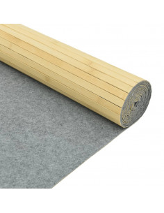 Divisorio Ambienti Naturale Chiaro 165x600 cm in Bambù 2