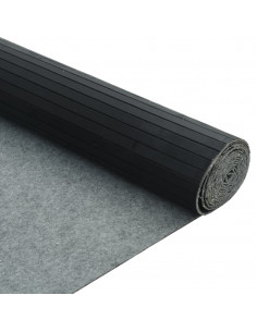 Divisorio Ambienti Nero 165x400 cm in Bambù 2