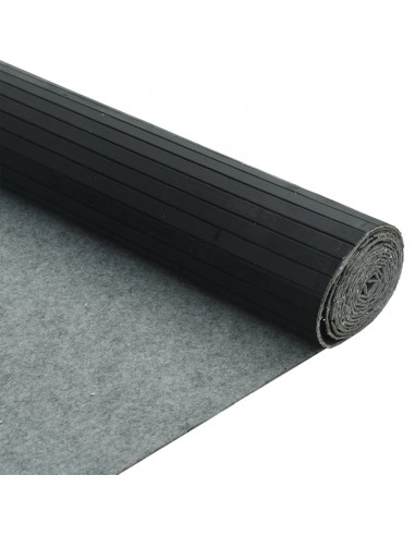 Divisorio Ambienti Nero 165x800 cm in Bambù