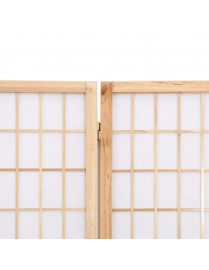Divisorio Pieghevole 4 Pannelli Stile Giapponese 160x170 cm 2