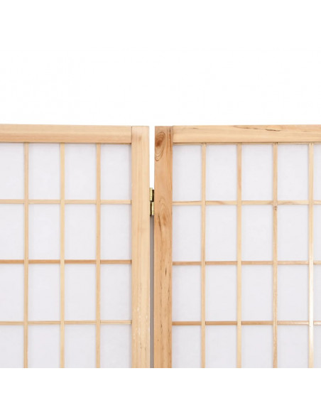 Divisorio Pieghevole 5 Pannelli Stile Giapponese 200x170 cm