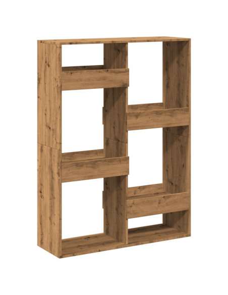 Divisorio Rovere Artigianale 100x33x135 cm in Truciolato